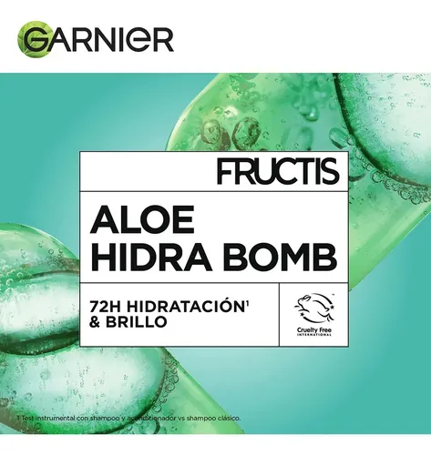 Shampoo Garnier Fructis Aloe Hidra Bomb 350ml