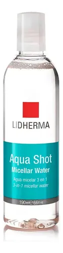 Kit X2 Aqua Shot Micellar Water Agua Micelar 3 En 1 Lidherma