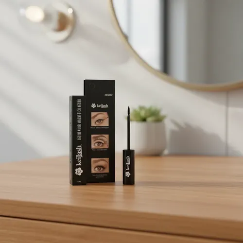 Delineador Magnetico Para Pestañas Ojos Pincel Keilash 4 Ml