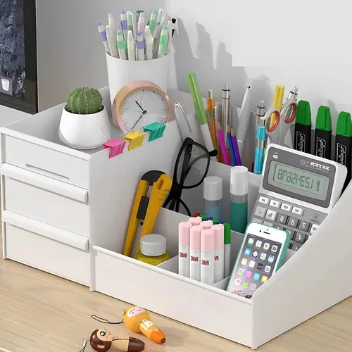 Organizador Maquillaje Cremas Escritorio Oficina Cajones