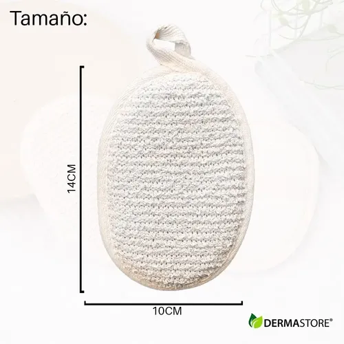 Manopla Exfoliante Lino Corporal Esponja Baño Cuerpo Masajes