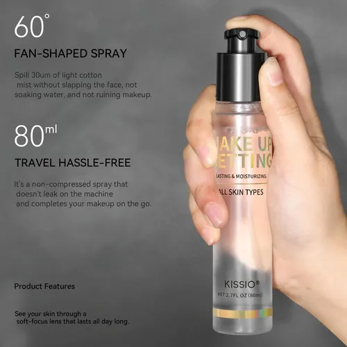 Kissio Spray Fijador Maquillaje 80 Ml