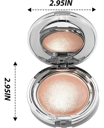 Paleta Iluminadora Maquillaje, Brillo Facial, Pkerus 02-sol