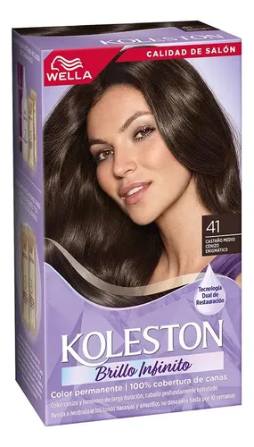 Koleston Kit 41 Castaño Medio Cenizo Enigmático