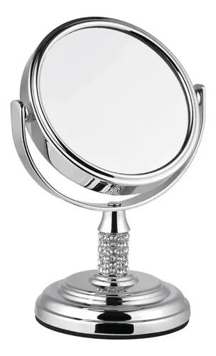 Espejo Cromado Doble Faz – Aumento X3 – 7,62cm Cromo