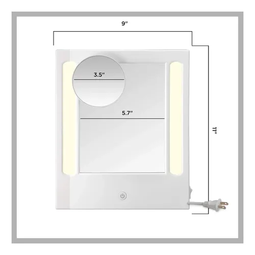 Espejo De Maquillaje Iluminado Conair, Para Tocador 1
