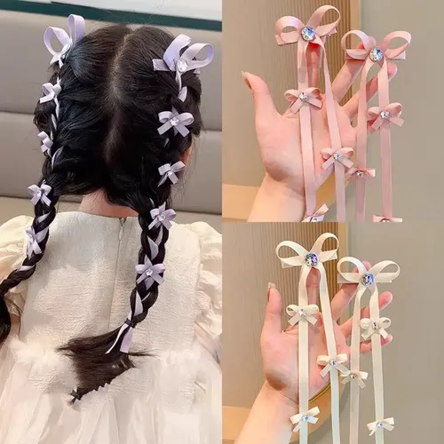 Accesorios Para Mujer S- Cordón De Pelo Con Lazo Y Borlas