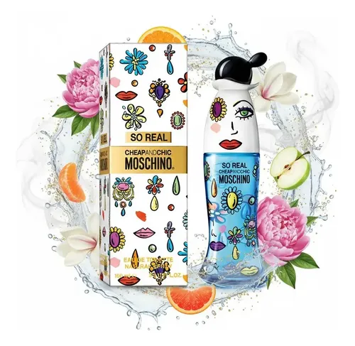Moschino So Real Eau De Toilette Floral Frutal Mujer 100ml Spray