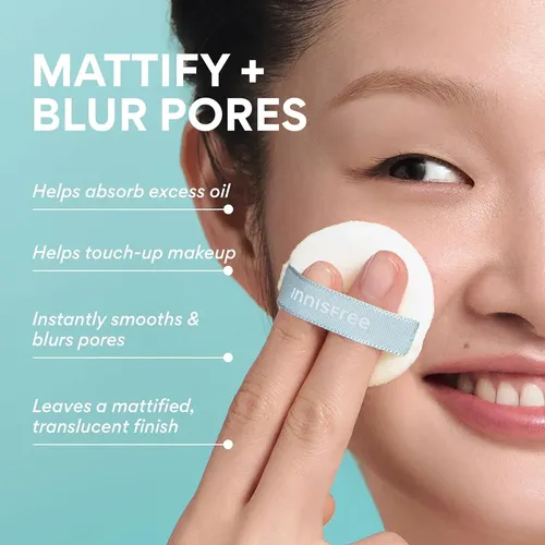 Polvo Prensado Translúcido Innisfree Para Control De Brillo