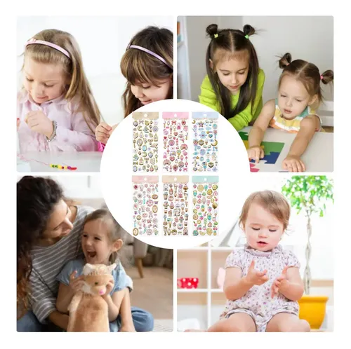 Pegatinas 3d Detalles De Con Relieve Cristalino Pegatinas Re