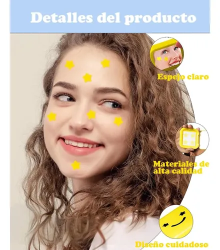 Parches Para Espinillas, Cara De Estrella, 64 Parches Hidroc