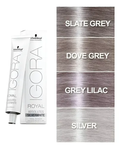 Tintura Igora Absolutes Silverwhites – Schwarzkopf 60g Tono Silver