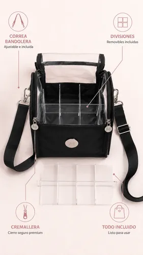 Organizador Maquillaje Brochas Senior Cube Box Melody Scher