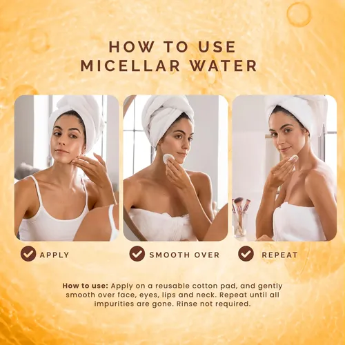 Agua Micelar Natural Pili Con Caléndula, 7.4 Onzas Líquidas