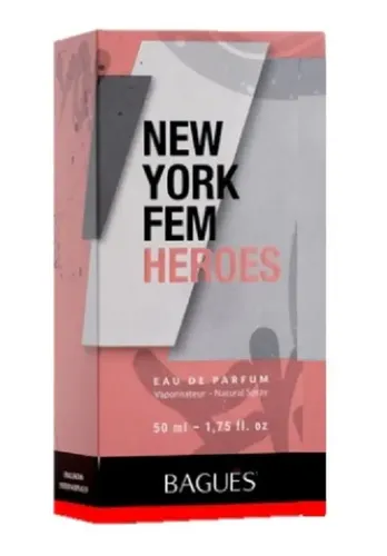 Bagués New York Heroes Perfume Floral Frutal Mujer Spray 50ml