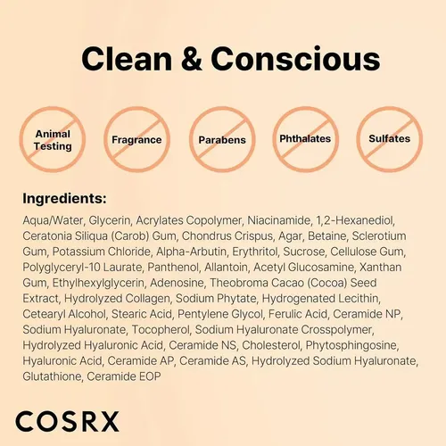 Cosrx Mascara Hidrogel Con Alpha-arbutin X3unid