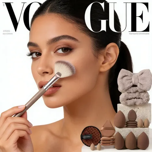 Set De 40 Brochas Maquillaje Profesional Herramients Suaves