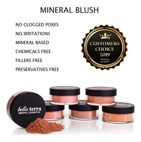 Rubor Suelto Mineral Bellaterra Cosmetics, 9 G | Buildable C