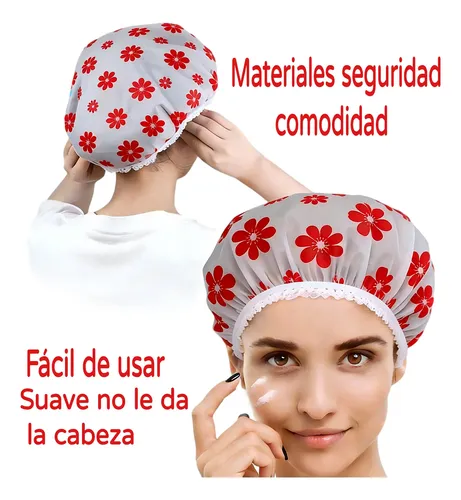 8 Pzas Gorro De Baño Duchaimpermeable .t2