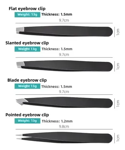 Set Profesional De 6 Pinzas Para Cejas