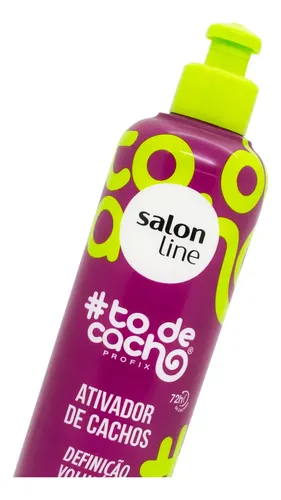 Salon Line To De Cacho Activador De Rulos Volumen  300ml 6c