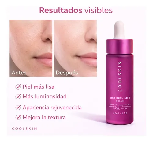 Sérum De Retinol Antiarrugas Antiage Facial Noche Coolskin