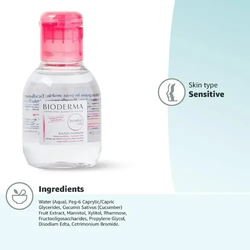 Limpiador De Agua Micelar Bioderma Sensibio H2o