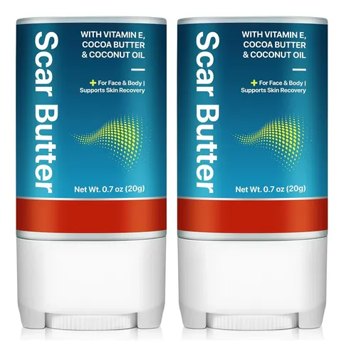 Stick Reparador De Cicatrices Con Manteca De Cacao, 2 Unidades, V
