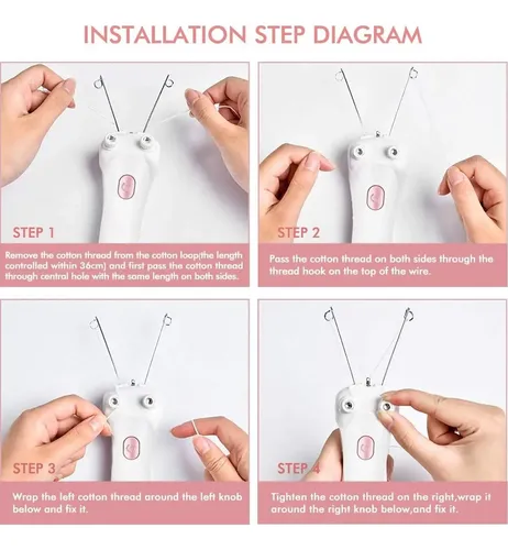 Epilador Eléctrico Inalámbrico Flylin Para Vello Facial