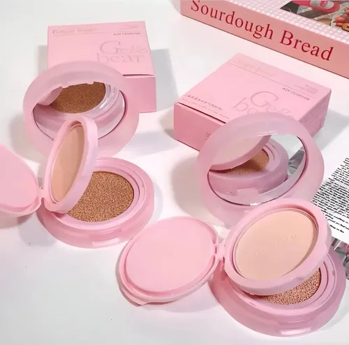 Gege Bear Base Maquillaje Y Polvo Compacto Air Cushion Tono 02