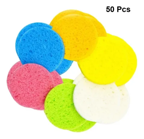 . 50 Pcs Makeup Remover Face Loofah – Unidad A $36466