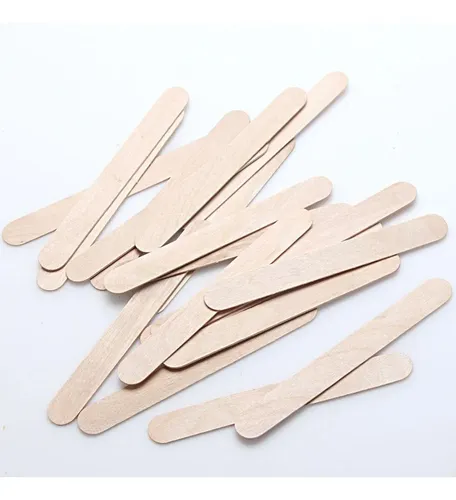 50 Varillas De Cera, Varillas De Madera Para Depilación