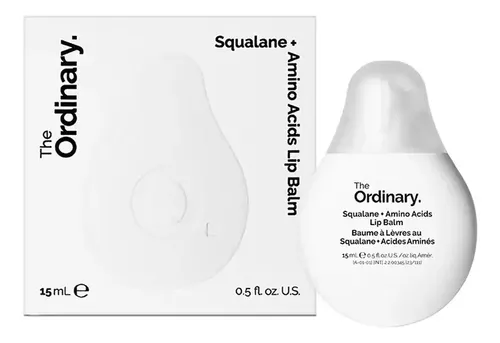 Squalane + Amino Acids Lip Balm The Ordinary Bálsamo Labial con Escualeno y Aminoácidos Bálsamo hidratante multiusos para labios 15mL