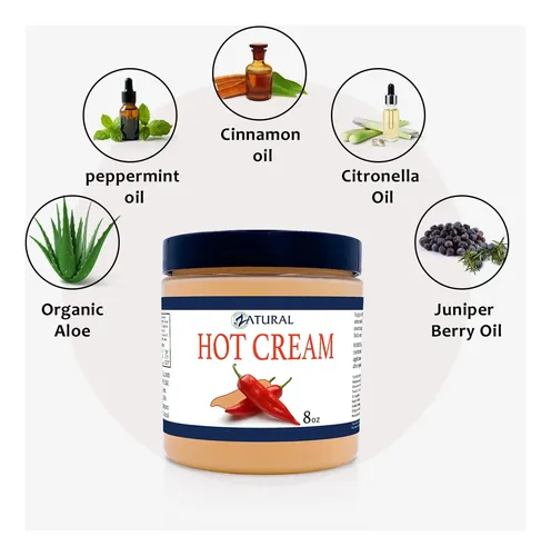 Crema Caliente Zatural Relajante Para Músculos Y Reafirmante