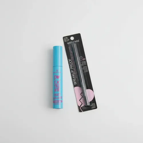 Pack Combo Makeup Ojos Mascara Essence Y Delineador Wet