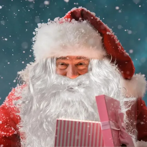 Peluca Y Barba Santa Claus Disfraz Fiesta Navidad /56