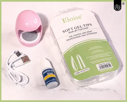 Kit Uñas Soft Gel Principiantes Esmaltado Semipermanente