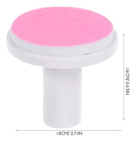 12 Almohadillas Cortadoras De Uñas Eléctricas Para Adultos Rosa