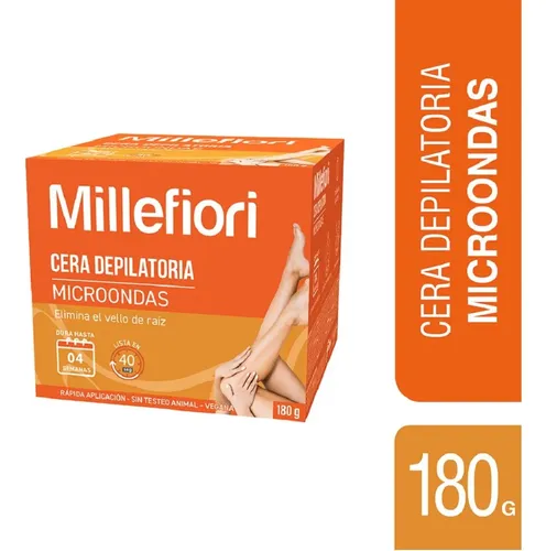 Cera Depilatoria Millefiori Microondas 180g