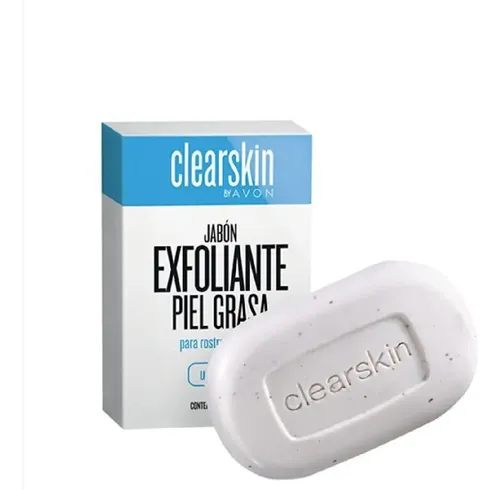 Jabón limpiador exfoliante Clearskin con ácido salicílico para pieles grasas