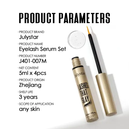 Eyelash Enhancer 5ml, Brow Thickener Lengthening Curling Set