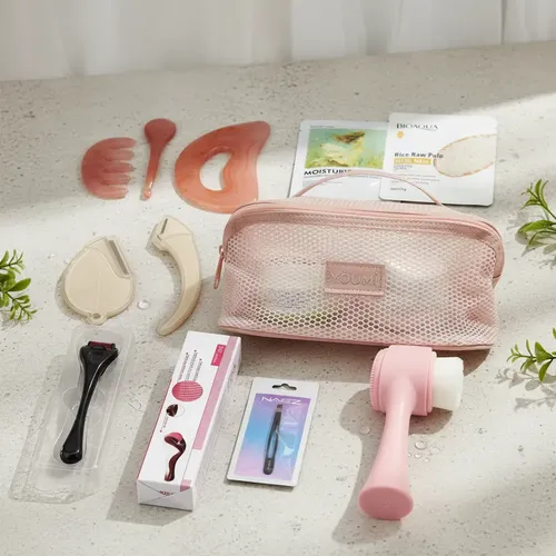 Kit Skincare Facial Completo Con Neceser Y Accesorios