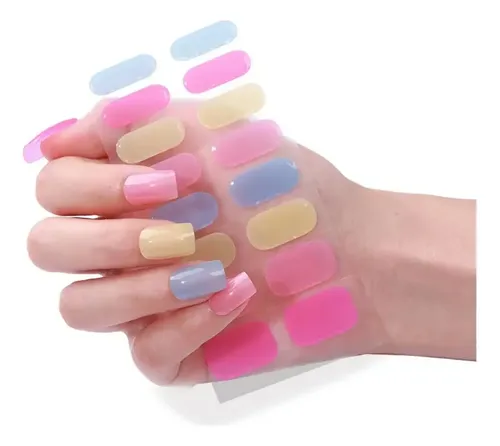 Adhesivos De Gel Semicurados Para Uñas (requiere Lámpara U)