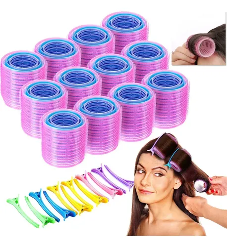 48 Pinzas De Bigudí De Plástico Para Cabello Z