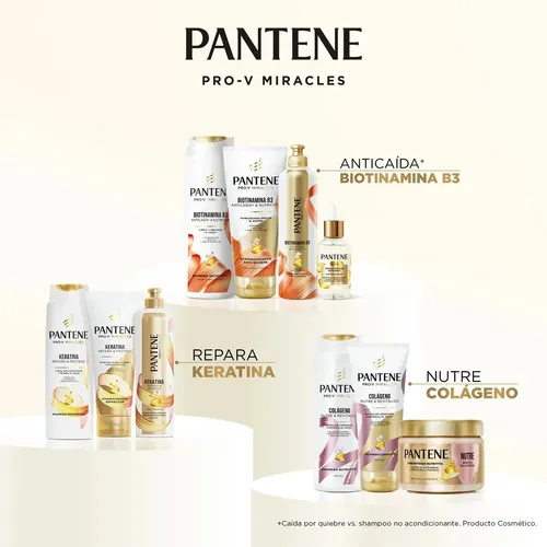 Crema para Peinar Pantene Biotinamina Fortalecedora B3 300 ml