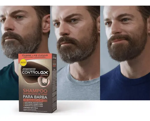 Shampoo Desvanecedor De Canas Just For Me Barba 118 Ml