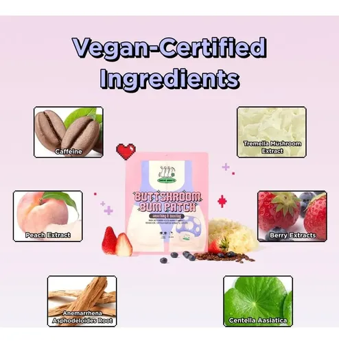 Parche Para Glúteos Vegano Buttshroom