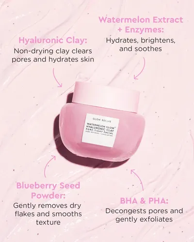 Mascara Arcilla Glow Recipe Watermelon Glow Hyaluronic Ifans