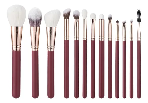 =set De Brochas De Maquillaje De Pelo De Cabra, 13 Unidades,