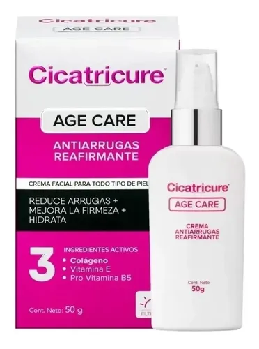 Cicatricure Age Care Antiarrugas Reafirmante Facial 50g Mome